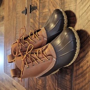 LL Bean duck boots waterproof size 8 brand new bean boots